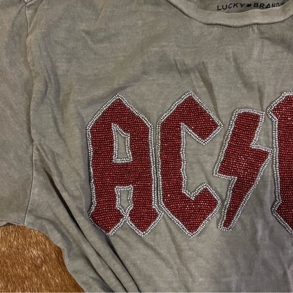 Lucky Brand Gray AC/DC T-Shirt - Picture 2 of 3